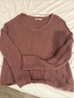 O'Neill Mauve Crew Neck Knit Sweater